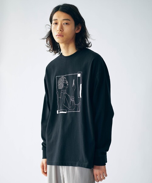 TK TAKEO KIKUCHI メンズ ロンT 接触冷感⁄UVカットソロナロングスリーブTシャツ（Ｔシャツ） | tk