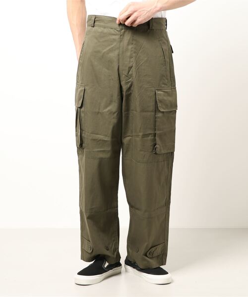 417 EDIFICE（フォーワンセブンエディフィス）の「M-47カーゴパンツ（カーゴパンツ・メンズ・ブラック/カーキ・MEDIUM/LARGE）」の5枚目の写真