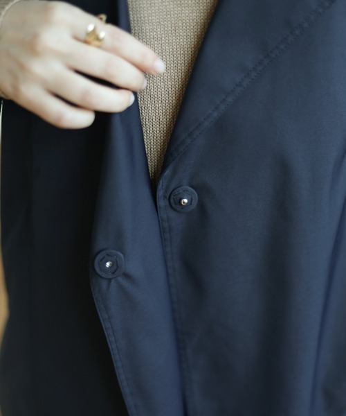 Auntie Rosa Holiday（アンティローザホリデー）の「BIGトレンチ（トレンチコート・レディース・ベージュ/ネイビー・FREE）」の20枚目の写真