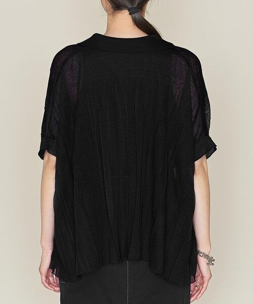 ASTRAET(アストラット)の「<ASTRAET(アストラット)>14G プリーツ スキッパー(ニット/セーター・レディース・ブラック/ケリー・FREE)」の12枚目の写真