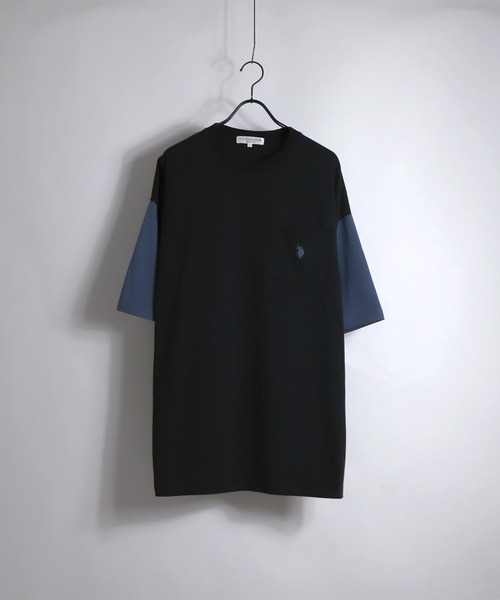 U.S. POLO ASSN.(ユーエスポロアッスン)の「U.S. POLO ASSN. /ユーエスポロアッスン 別注ワンポイント刺繍胸ポケットビッグTシャツ(Tシャツ/カットソー・メンズ・ホワイト/チャコールグレー/ブラック/オレンジ/ブルー/サックスブルー/ブラウン/ベージュ/ブラック系その他/ホワイト系その他/グリーン/ミント/ホワイト系その他2・M/L)」の6枚目の写真