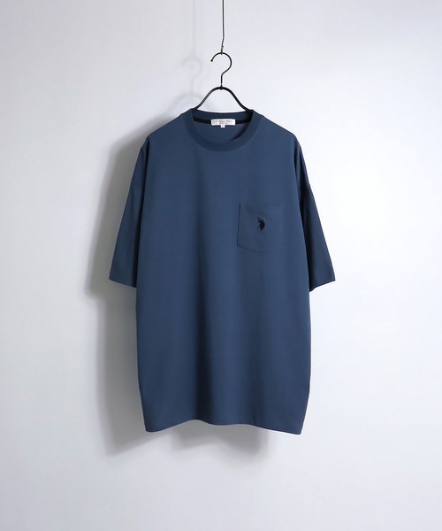 U.S. POLO ASSN.(ユーエスポロアッスン)の「U.S. POLO ASSN. /ユーエスポロアッスン 別注ワンポイント刺繍胸ポケットビッグTシャツ(Tシャツ/カットソー・メンズ・ホワイト/チャコールグレー/ブラック/オレンジ/ブルー/サックスブルー/ブラウン/ベージュ/ブラック系その他/ホワイト系その他/グリーン/ミント/ホワイト系その他2・M/L)」の12枚目の写真