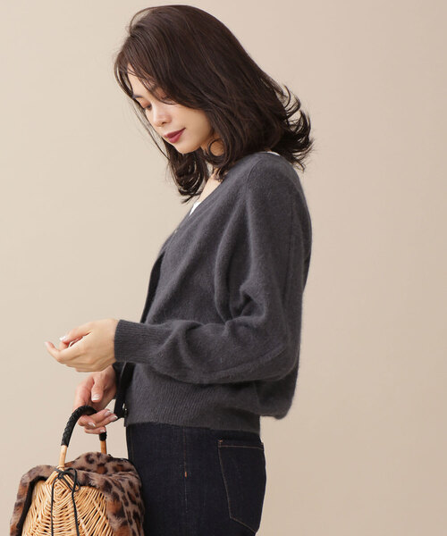 NANO universe（ナノユニバース）の「ニットカーディガン（カーディガン/ボレロ・レディース・ピンク・38）」の10枚目の写真