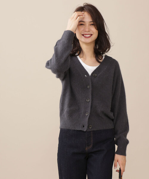 NANO universe（ナノユニバース）の「ニットカーディガン（カーディガン/ボレロ・レディース・ピンク・38）」の11枚目の写真