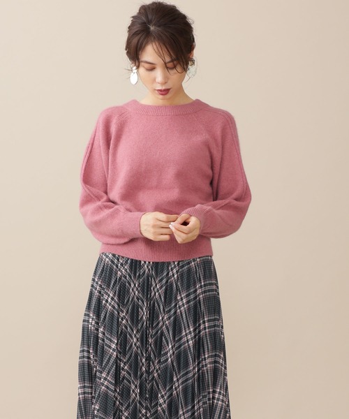 NANO universe（ナノユニバース）の「ニットカーディガン（カーディガン/ボレロ・レディース・ピンク・38）」の12枚目の写真