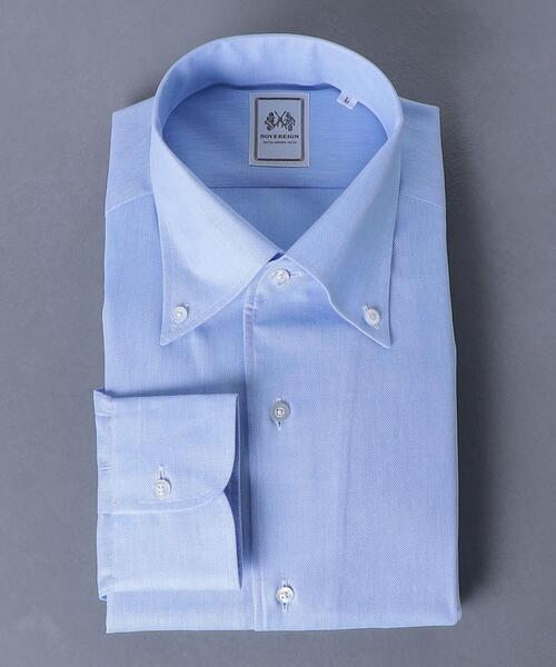 SOVEREIGN（ソブリン）の「＜SOVEREIGN（ソブリン）＞ ソリッド レノクロス ボタンダウン（シャツ/ブラウス・メンズ・ホワイト/ライトブルー・SMALL/MEDIUM/X-LARGE/LARGE）」の4枚目の写真