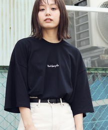 Mark Gonzales | Mark Gonzales / マークゴンザレス 別注 コラボ オーバーサイズ 刺繍 ロゴ Tシャツ(Tシャツ/カットソー)