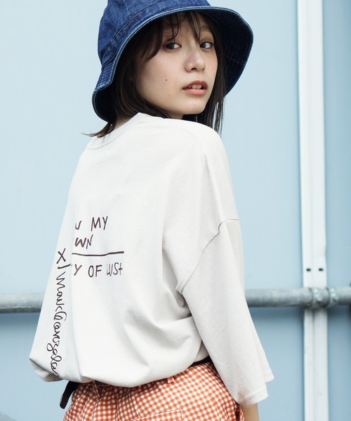 Mark Gonzales（マーク・ゴンザレス）の「Mark Gonzales / マークゴンザレス 別注 コラボ オーバーサイズ ヘビーウェイト 刺繍 ロゴ ビッグシルエット プリント Tシャツ（Tシャツ/カットソー・メンズ・ホワイト系その他/ブラック系その他/グレー系その他/ブルー系その他/ホワイト系その他2/ホワイト系その他3/ホワイト系その他4/ブラック系その他2/グレー系その他2/ブルー系その他2/ホワイト系その他5/ブラック系その他3・MEDIUM/LARGE）」の5枚目の写真