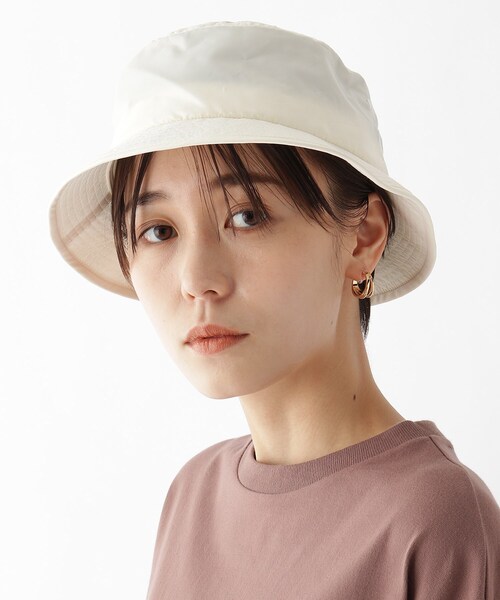 AG by aquagirl（エージーバイアクアガール）の「◆UMBROバケットハット（ハット・レディース・アイボリー/ブラック・00）」の9枚目の写真
