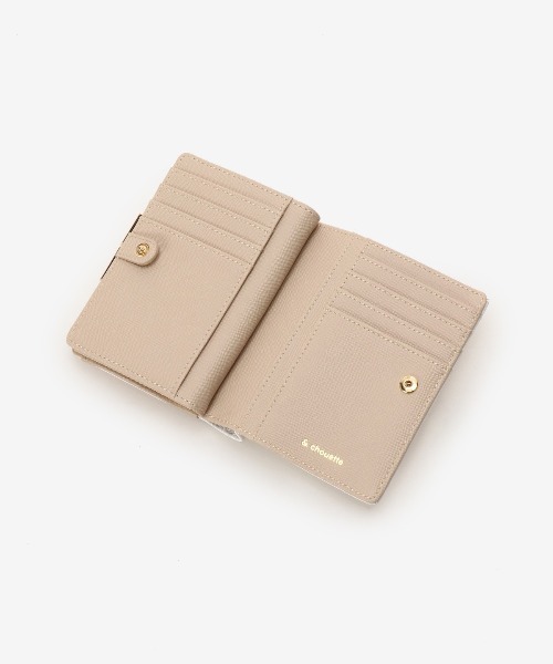 & chouette（アンドシュエット）の「ビジュー口金二つ折り財布