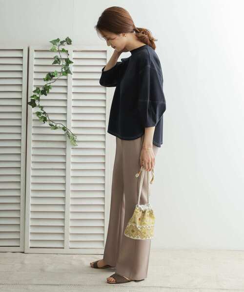 URBAN RESEARCH DOORS(アーバンリサーチドアーズ)の「コットンコクーンスリーブカットソー(Tシャツ/カットソー・レディース・ネイビー/ブルー・ONE)」の14枚目の写真