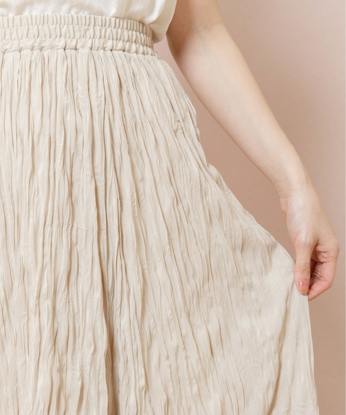 flower（フラワー）の「ブリーズワッシャースカート（スカート・レディース・グレー/イエロー・FREE）」の12枚目の写真