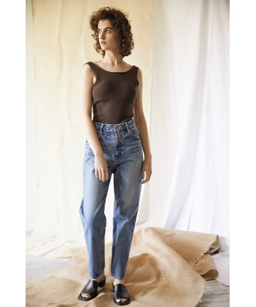 BLACK BY MOUSSY(ブラックバイマウジー)の「washable backless tank(ウォッシャブルバックレスタンク)(タンクトップ・レディース・ブラウン/オレンジ・FREE)」の6枚目の写真