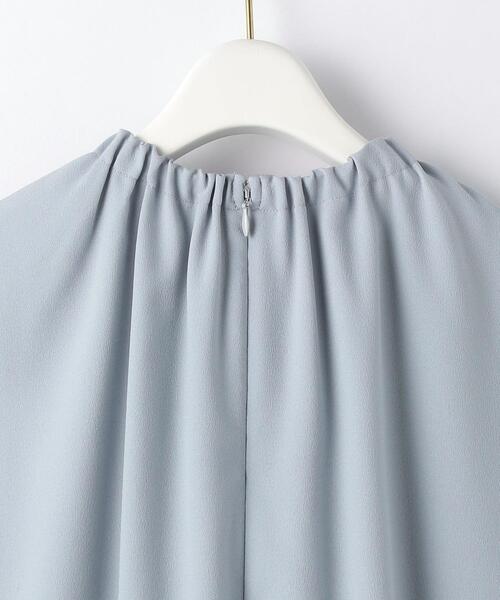 green label relaxing（グリーンレーベルリラクシング）の「D GB ネック ギャザー オールインワン（つなぎ/オールインワン・レディース・ライトブルー/ブラック・FREE）」の11枚目の写真