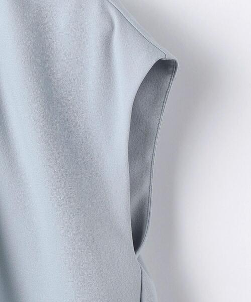 green label relaxing（グリーンレーベルリラクシング）の「D GB ネック ギャザー オールインワン（つなぎ/オールインワン・レディース・ライトブルー/ブラック・FREE）」の12枚目の写真