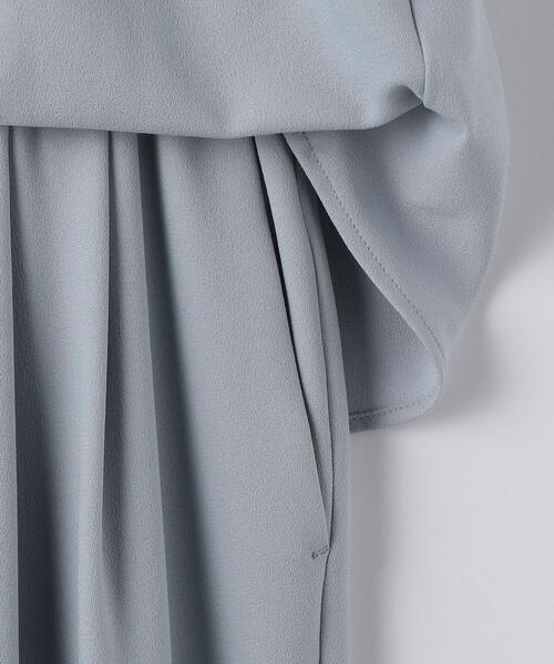 green label relaxing（グリーンレーベルリラクシング）の「D GB ネック ギャザー オールインワン（つなぎ/オールインワン・レディース・ライトブルー/ブラック・FREE）」の14枚目の写真