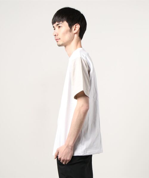 WEGO（ウィゴー）の「WEGO/【WEB限定】ドロップショルダーアンサンブルTシャツ（アンサンブル・メンズ・その他1/ブラック/ホワイト/ダークグリーン・MEDIUM/LARGE）」の20枚目の写真