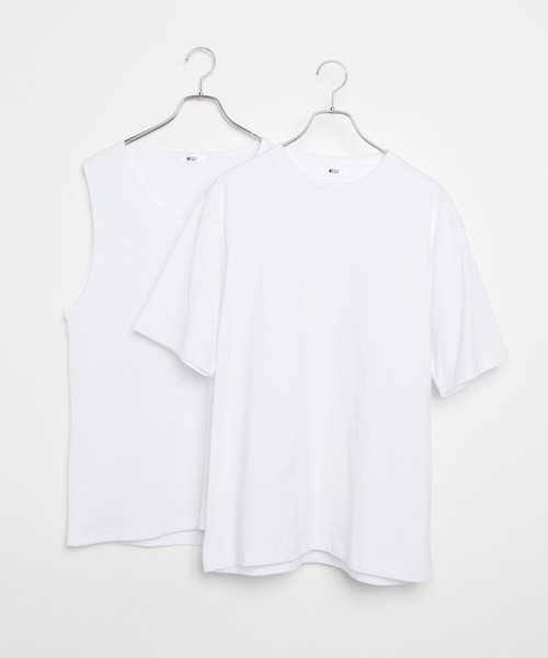 WEGO（ウィゴー）の「WEGO/【WEB限定】ドロップショルダーアンサンブルTシャツ（アンサンブル・メンズ・その他1/ブラック/ホワイト/ダークグリーン・MEDIUM/LARGE）」の22枚目の写真