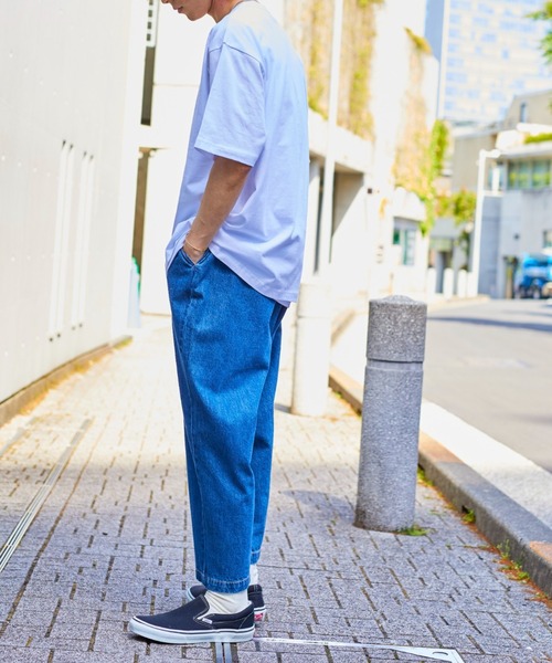 WEGO（ウィゴー）の「WEGO/【WEB限定】ドロップショルダーアンサンブルTシャツ（アンサンブル・メンズ・その他1/ブラック/ホワイト/ダークグリーン・MEDIUM/LARGE）」の9枚目の写真