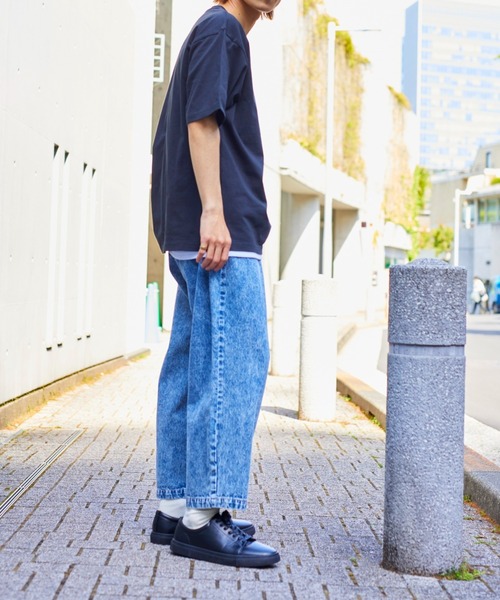 WEGO（ウィゴー）の「WEGO/【WEB限定】ドロップショルダーアンサンブルTシャツ（アンサンブル・メンズ・その他1/ブラック/ホワイト/ダークグリーン・MEDIUM/LARGE）」の17枚目の写真