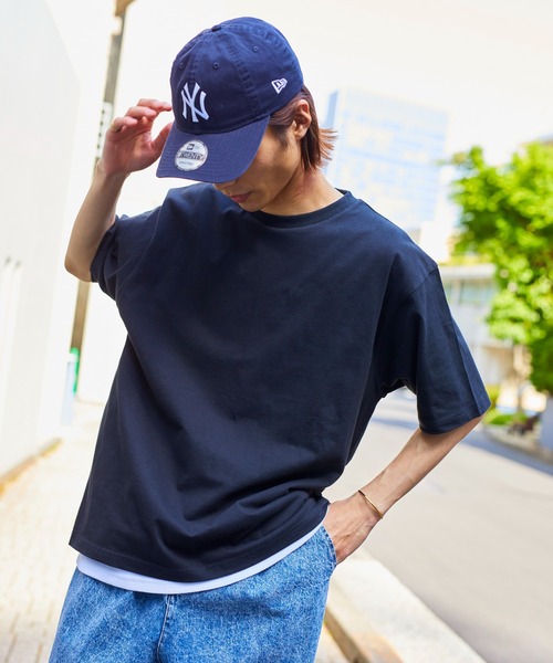 WEGO（ウィゴー）の「WEGO/【WEB限定】ドロップショルダーアンサンブルTシャツ（アンサンブル・メンズ・その他1/ブラック/ホワイト/ダークグリーン・MEDIUM/LARGE）」の21枚目の写真