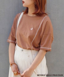 179/WG | BEVERLY HILLS POLO CLUBコラボビグメントTシャツ(Tシャツ/カットソー)