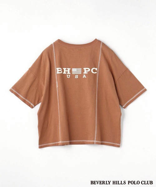 179/WG(イチナナキュウダブルジー)の「BEVERLY HILLS POLO CLUBコラボビグメントTシャツ(Tシャツ/カットソー・レディース・ライトグリーン/パープル/ライトグレー/ピンク・FREE)」の9枚目の写真