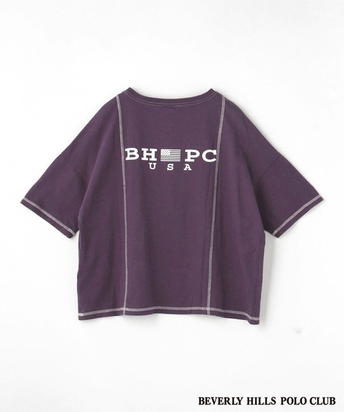 179/WG(イチナナキュウダブルジー)の「BEVERLY HILLS POLO CLUBコラボビグメントTシャツ(Tシャツ/カットソー・レディース・ライトグリーン/パープル/ライトグレー/ピンク・FREE)」の12枚目の写真