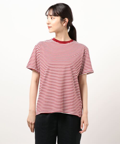 jumelle（ジュメロ）の「マリンボーダーT（Tシャツ/カットソー・レディース・ブラック/レッド・FREE）」の5枚目の写真