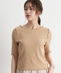 earth music&ecology | ワッフルメロ-カットプルオーバー　＊(Tシャツ/カットソー)