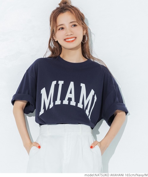 coca（coca）（コカ）の「ユニセックス カレッジアソートプリントTee（Tシャツ/カットソー・レディース・ホワイト/ブラック/ネイビー/グレー・M/L）」の7枚目の写真