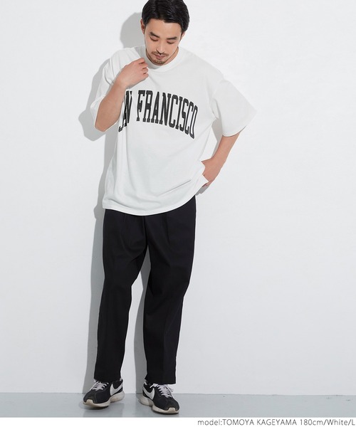 coca（coca）（コカ）の「ユニセックス カレッジアソートプリントTee（Tシャツ/カットソー・レディース・ホワイト/ブラック/ネイビー/グレー・M/L）」の20枚目の写真