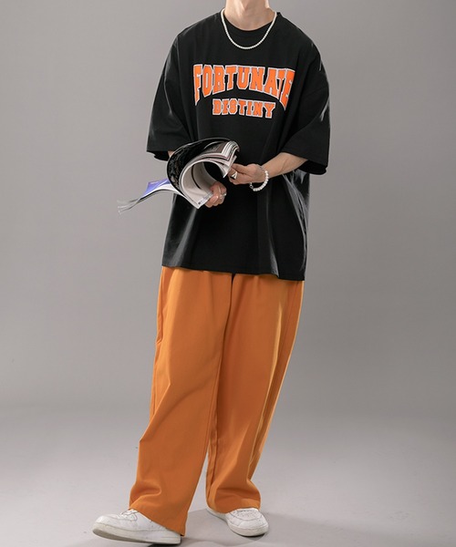 kutir（クティール）の「カレッジプリントビッグTシャツ（Tシャツ/カットソー・メンズ・ブラック/ネイビー/オフホワイト・MEDIUM/LARGE）」の11枚目の写真