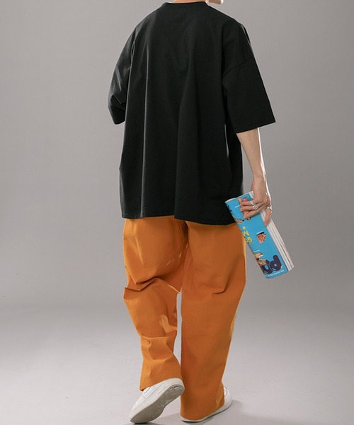 kutir（クティール）の「カレッジプリントビッグTシャツ（Tシャツ/カットソー・メンズ・ブラック/ネイビー/オフホワイト・MEDIUM/LARGE）」の14枚目の写真