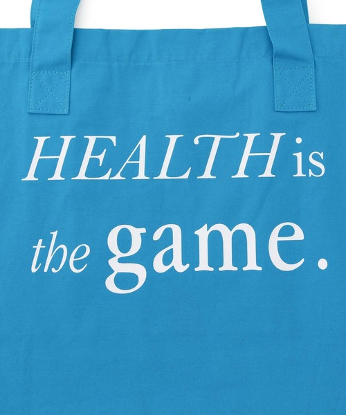 NERGY（ナージー）の「【YEAR OF OURS】ロゴプリントビッグトートバッグ（トートバッグ・レディース・ブルー・FREE）」の3枚目の写真