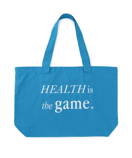 NERGY（ナージー）の「【YEAR OF OURS】ロゴプリントビッグトートバッグ（トートバッグ・レディース・ブルー・FREE）」の13枚目の写真