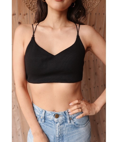 TRUNC（トランクエイティーエイト）の「Light Rib Inner TOPS（その他トップス・レディース・ブラック/ベージュ/ブラウン・FREE）」の2枚目の写真