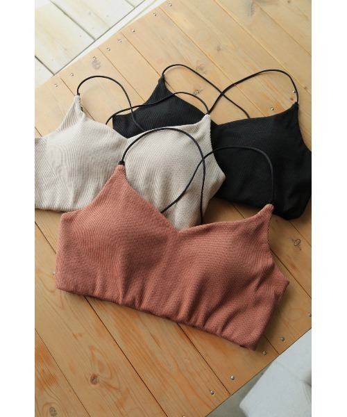 TRUNC（トランクエイティーエイト）の「Light Rib Inner TOPS（その他トップス・レディース・ブラック/ベージュ/ブラウン・FREE）」の9枚目の写真