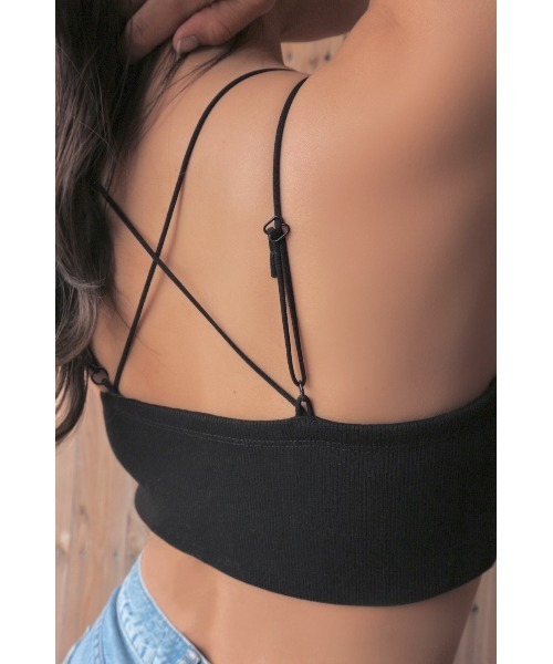 TRUNC（トランクエイティーエイト）の「Light Rib Inner TOPS（その他トップス・レディース・ブラック/ベージュ/ブラウン・FREE）」の6枚目の写真