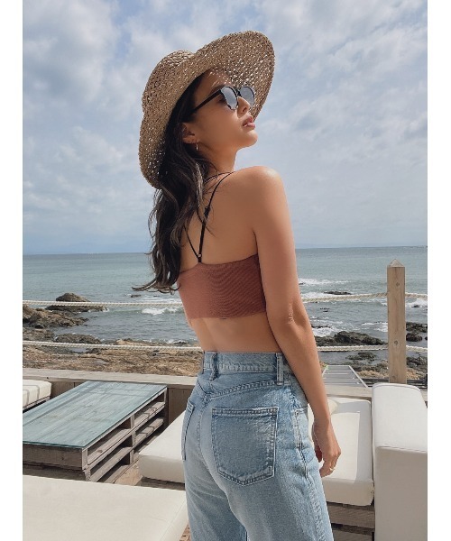 TRUNC（トランクエイティーエイト）の「Light Rib Inner TOPS（その他トップス・レディース・ブラック/ベージュ/ブラウン・FREE）」の18枚目の写真