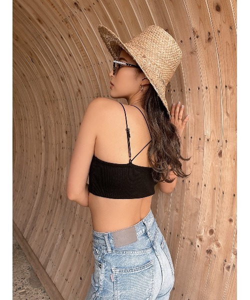 TRUNC（トランクエイティーエイト）の「Light Rib Inner TOPS（その他トップス・レディース・ブラック/ベージュ/ブラウン・FREE）」の22枚目の写真