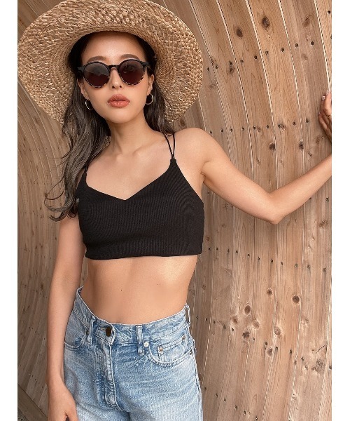 TRUNC（トランクエイティーエイト）の「Light Rib Inner TOPS（その他トップス・レディース・ブラック/ベージュ/ブラウン・FREE）」の5枚目の写真