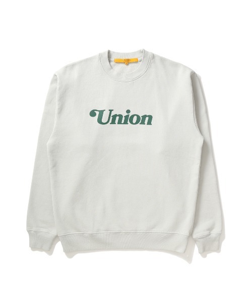 UNION（ユニオン）の「SUMMER LOGO CREW UNION ユニオン スウェット トレーナー（スウェット・メンズ・パープル/ネイビー/グレー・MEDIUM/LARGE/X-LARGE）」の2枚目の写真