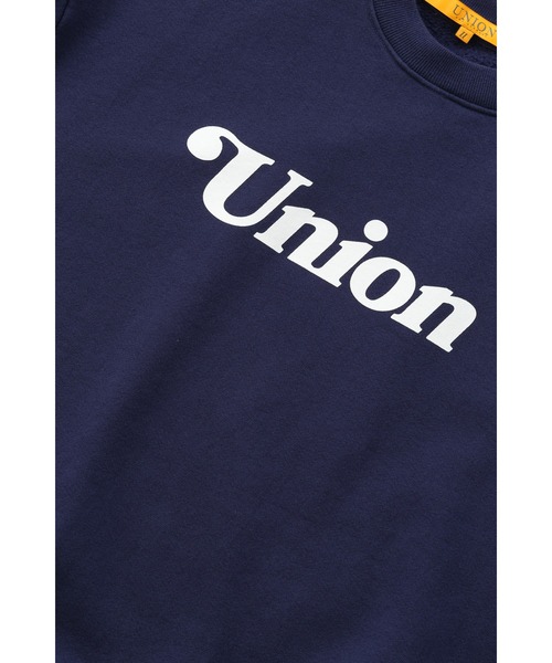 UNION（ユニオン）の「SUMMER LOGO CREW UNION ユニオン スウェット トレーナー（スウェット・メンズ・パープル/ネイビー/グレー・MEDIUM/LARGE/X-LARGE）」の4枚目の写真