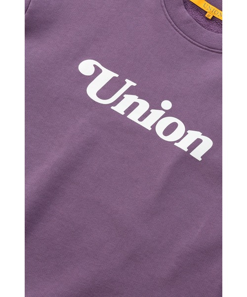 UNION（ユニオン）の「SUMMER LOGO CREW UNION ユニオン スウェット トレーナー（スウェット・メンズ・パープル/ネイビー/グレー・MEDIUM/LARGE/X-LARGE）」の10枚目の写真