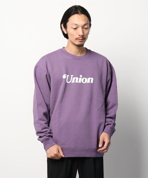 UNION（ユニオン）の「SUMMER LOGO CREW UNION ユニオン スウェット トレーナー（スウェット・メンズ・パープル/ネイビー/グレー・MEDIUM/LARGE/X-LARGE）」の12枚目の写真
