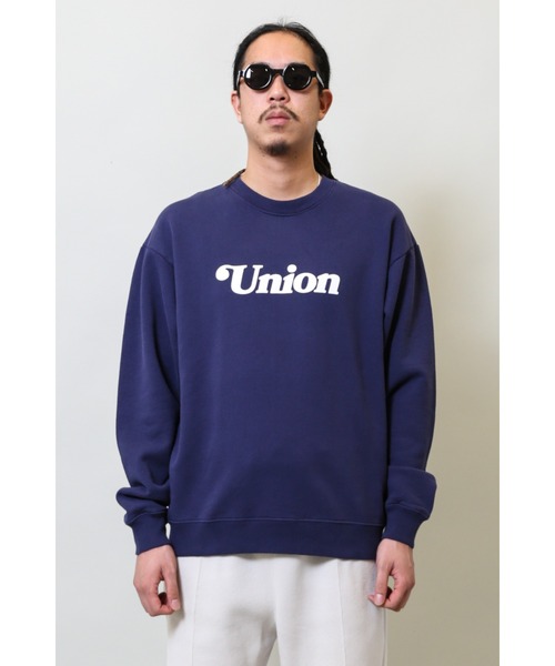 UNION（ユニオン）の「SUMMER LOGO CREW UNION ユニオン スウェット トレーナー（スウェット・メンズ・パープル/ネイビー/グレー・MEDIUM/LARGE/X-LARGE）」の16枚目の写真