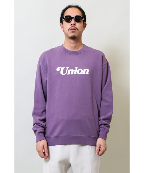 UNION（ユニオン）の「SUMMER LOGO CREW UNION ユニオン スウェット トレーナー（スウェット・メンズ・パープル/ネイビー/グレー・MEDIUM/LARGE/X-LARGE）」の20枚目の写真