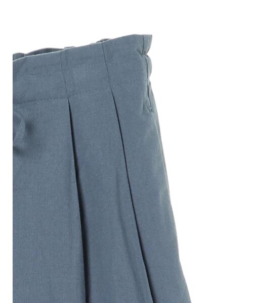 Green　Parks（グリーンパークス）の「ベルギーリネンブレンド バミューダパンツ＊（その他パンツ・レディース・ベージュ/オフホワイト/ブルー/チェック・FREE）」の15枚目の写真