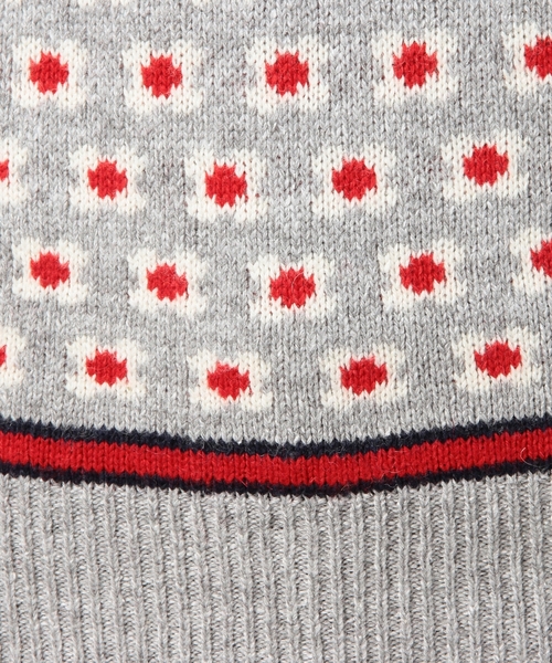 coen（コーエン）の「デイジージャガードニット（ニット/セーター・レディース・ネイビー/グレー・MEDIUM/LARGE）」の10枚目の写真